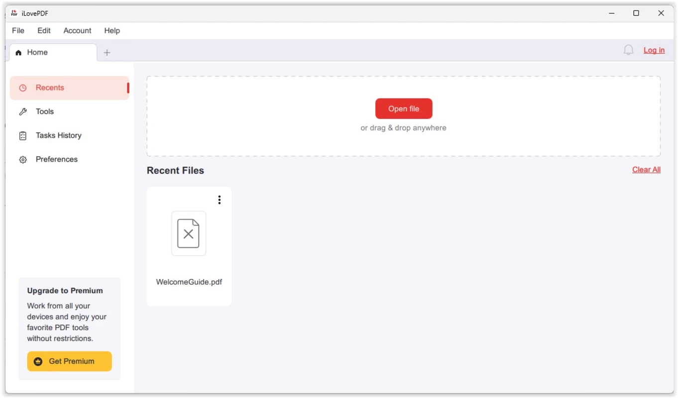 ILovePDF – capture d'écran 2