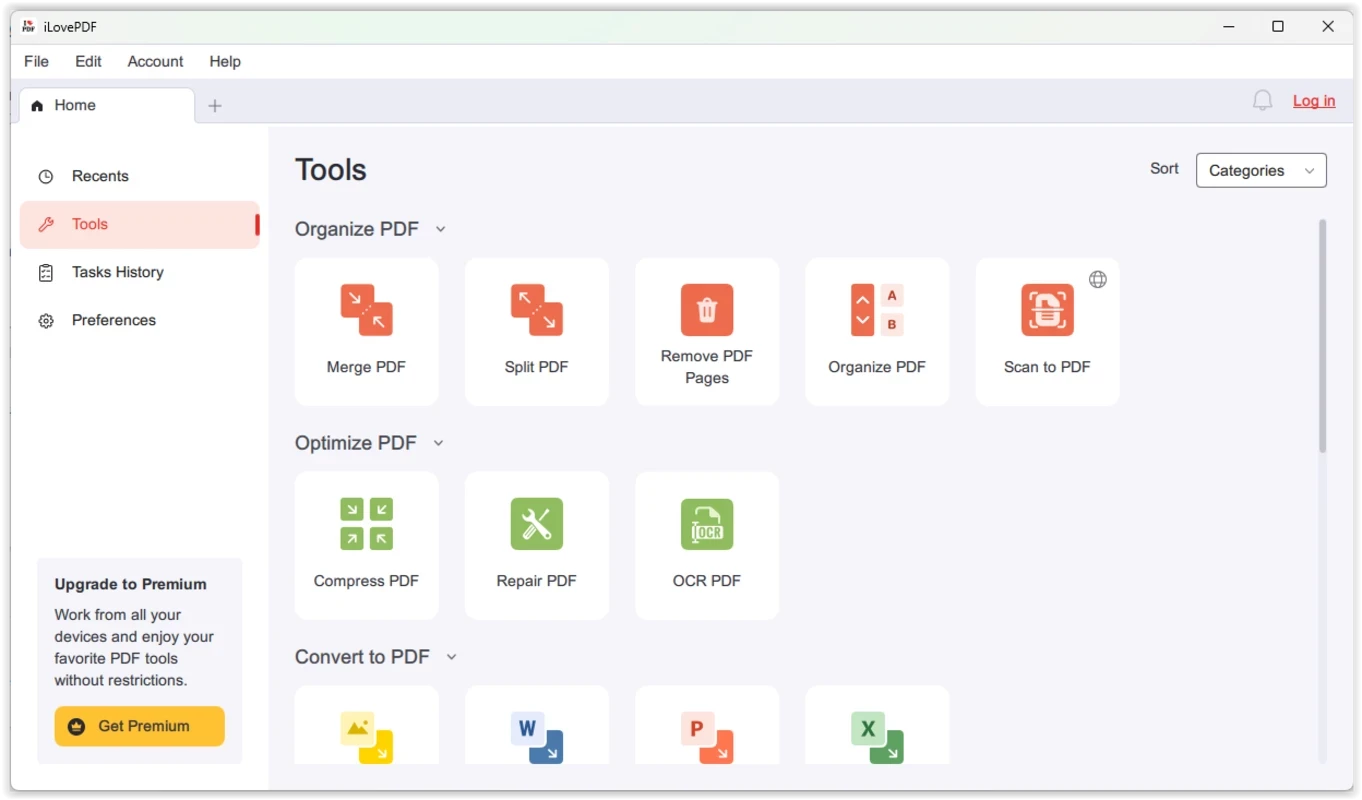 ILovePDF – capture d'écran 3